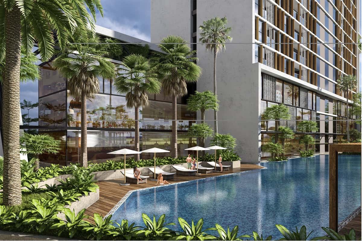 Bể bơi tại Anland Lake View