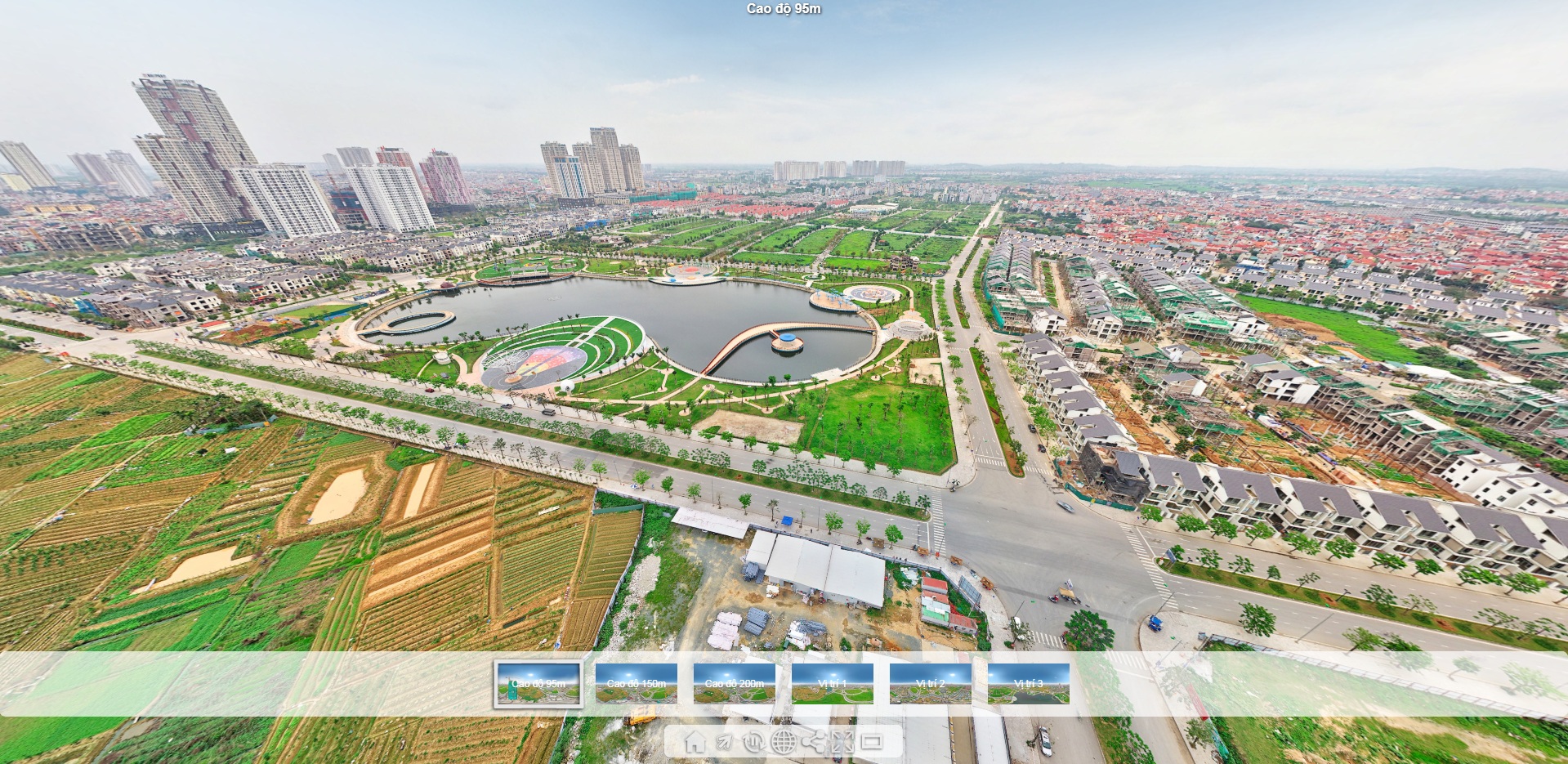 Công viên Thiên Văn Học nhìn từ dự án xuống Công viên Thiên Văn Học nhìn từ dự án xuống